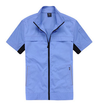 【厂家直销 夏季厂服 工作服 工厂制服 工装定做 短袖工作服定做】价格,厂家,图片,制服、工作服,佛山市南海区唯蓝天伊工作服-